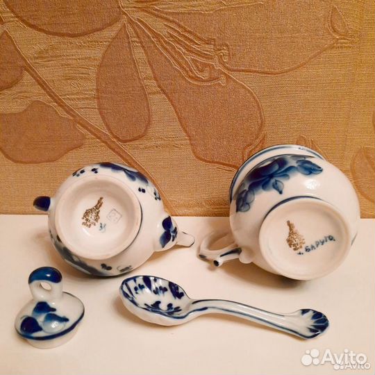 Посуда гжель авторская