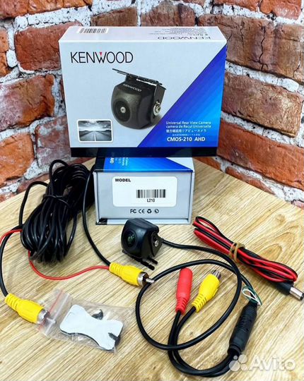 Камера заднего вида. Kenwood. Универсальная. AHD