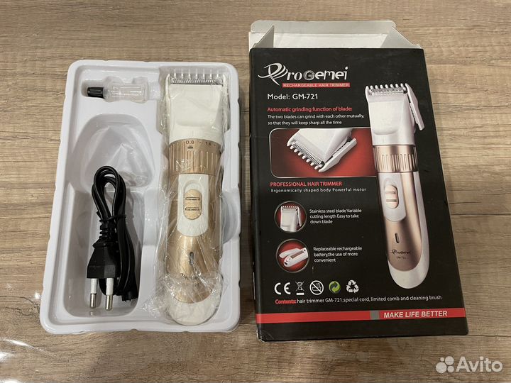 Новый триммер gemei gm-721