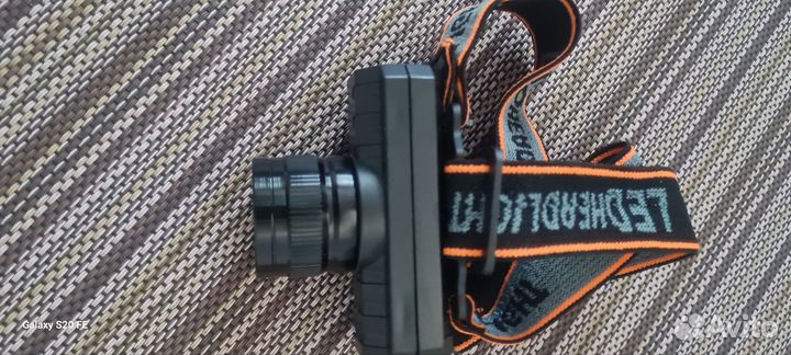 Фонарик налобный бу