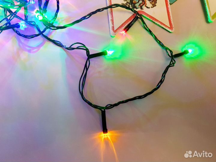 Гирлянда уличная светодиодная 300 ламп