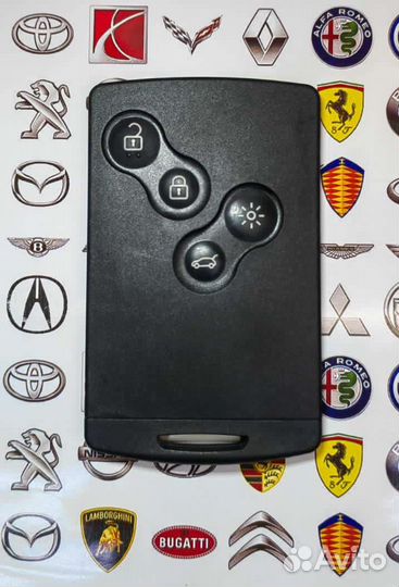 Ключ Renault Captur с работой