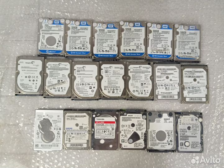 Диски для ноутбуков 2.5 