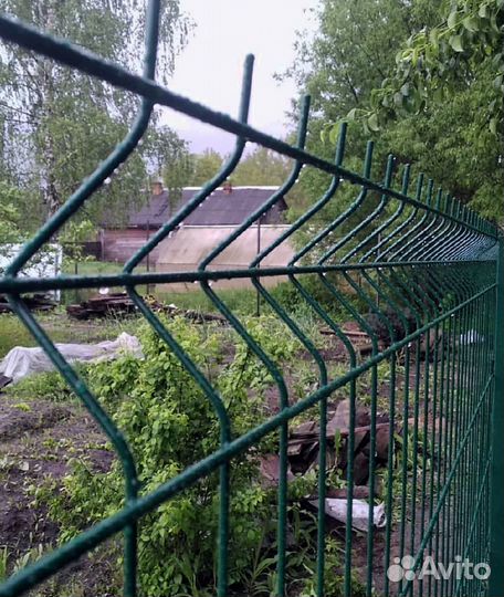 Сетка для забора 3d