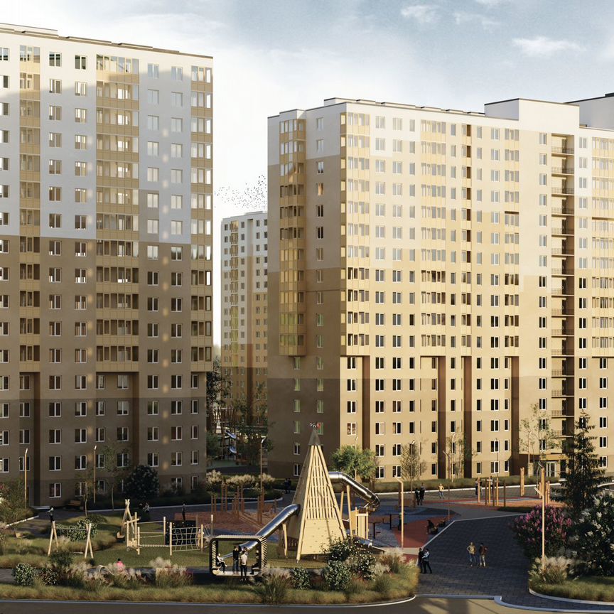 2-к. квартира, 63,2 м², 14/17 эт.