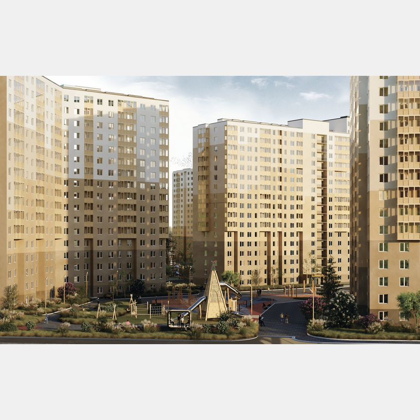 2-к. квартира, 63,2 м², 14/17 эт.
