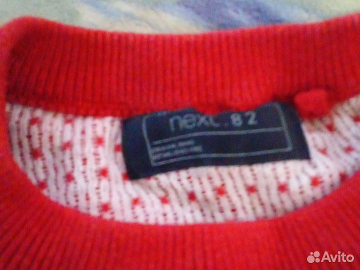 Свитер 122-128, и 116-122 в новогодней тематике