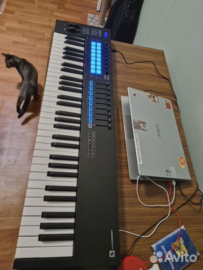 Миди клавиатуру novation launchkey 61