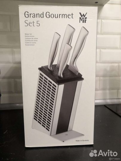Набор кухонных ножей с подставкой WMF