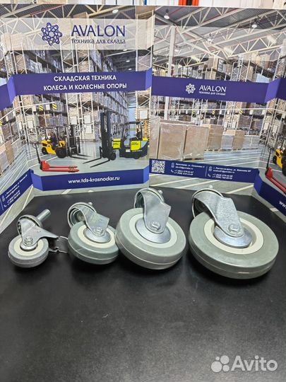 Колесо поворотное с болтом