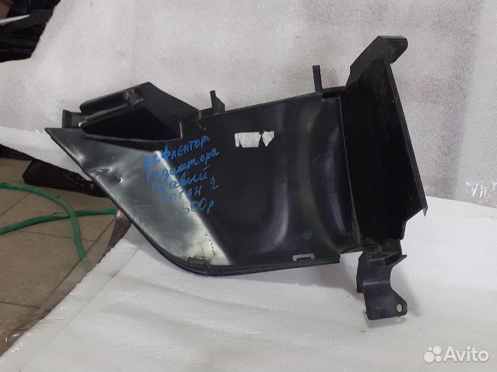 Дефлектор радиатора правый Рено Логан 2