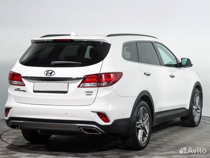 Hyundai Santa Fe 2.2 AT, 2017, 137 000 км