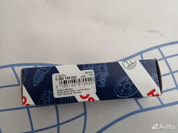 Форсунка бош bosch 0 280 158 502