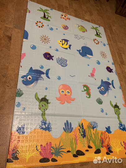 Складной детский коврик для игр