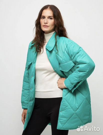 Женская куртка рубашка утепленная sela