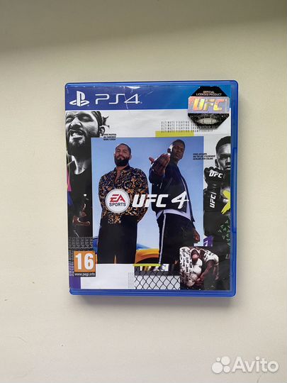 Диски на ps4 ufc 4