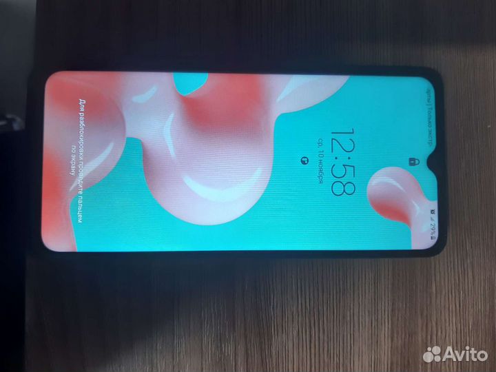 Дисплей оригинал в рамке Samsung A12