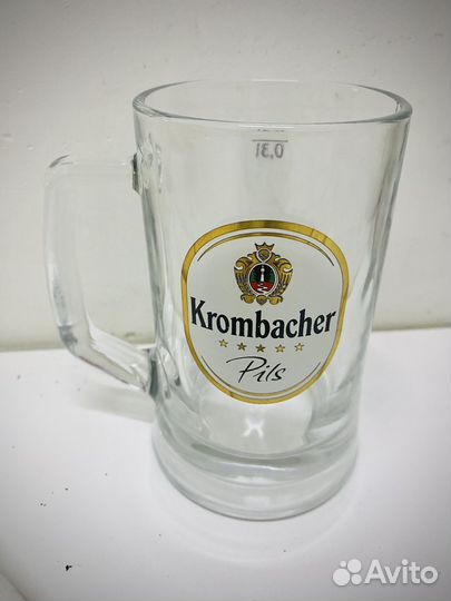 Кружка пивная Krombacher 0,33 ml