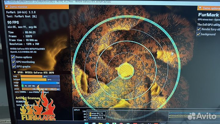 Видеокарта RTX 3070 Gigabyte