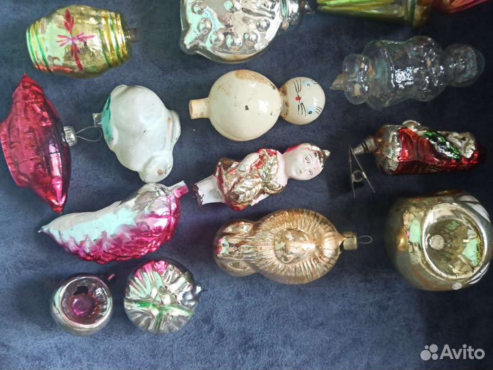 Елочные игрушки СССР в реставрацию