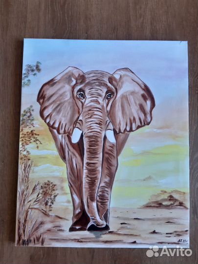 Картина слон