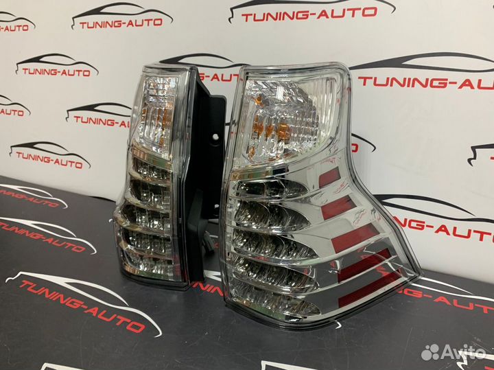 Стопы Lexus GX460 09-23 белые тюнинг