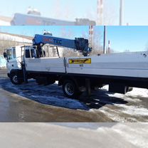 Аренда и услуги манипулятора, стрела 7 т, 22 м, борт 10 т, 6.5 м, Лобня