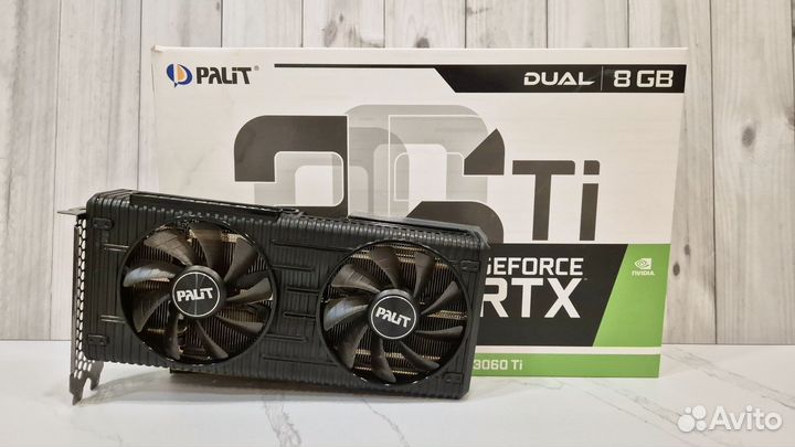 Топовая видеокарта rtx 3060ti palit dual