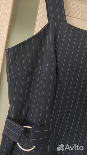 Школьный сарафан синий