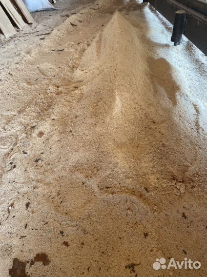 Опилки в мешках