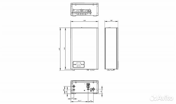 Настенный электрический котел Arderia E9 v3