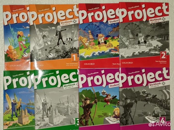 Новые Project 1,2,3,4 fourth 4th edition