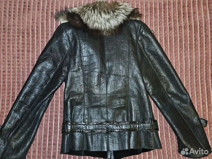 Дубленка y2k натуральный мех