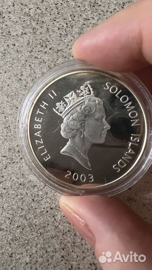 25 долларов 2003 серебро Конкорд