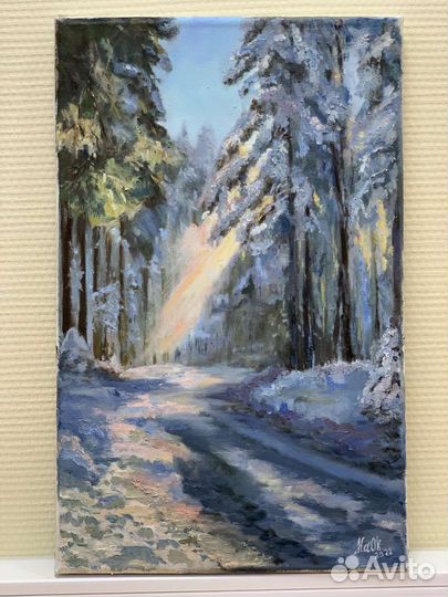 Картина маслом на холсте пейзаж