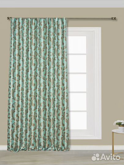 Штора готовая новая блэкаут, ширина 200см