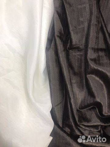 Комплект штор из бархата и тюли