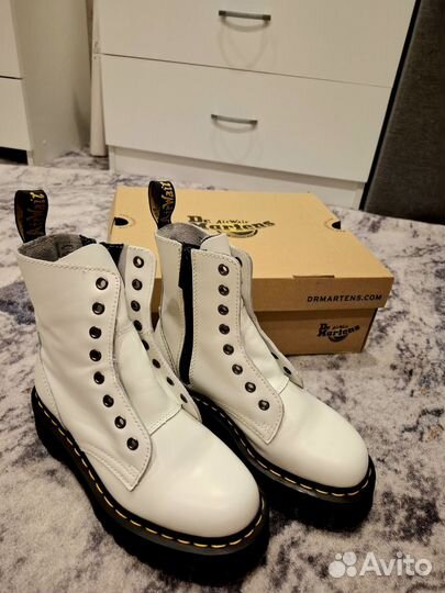 Dr. Martens jadon white ботинки женские