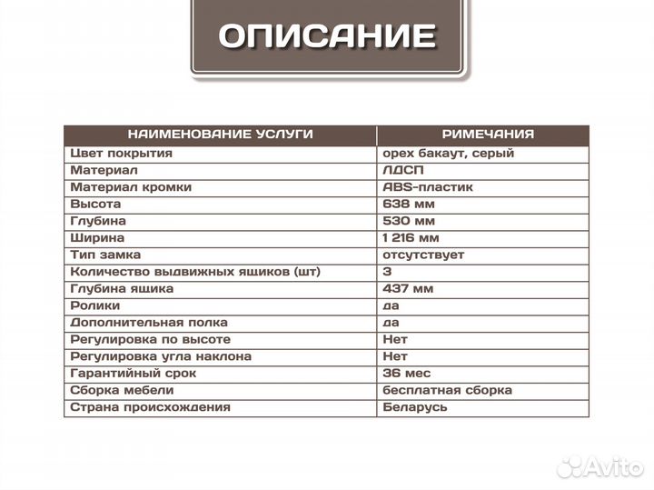 Тумба под фригобар новая