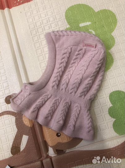 Шапка шлем для девочки