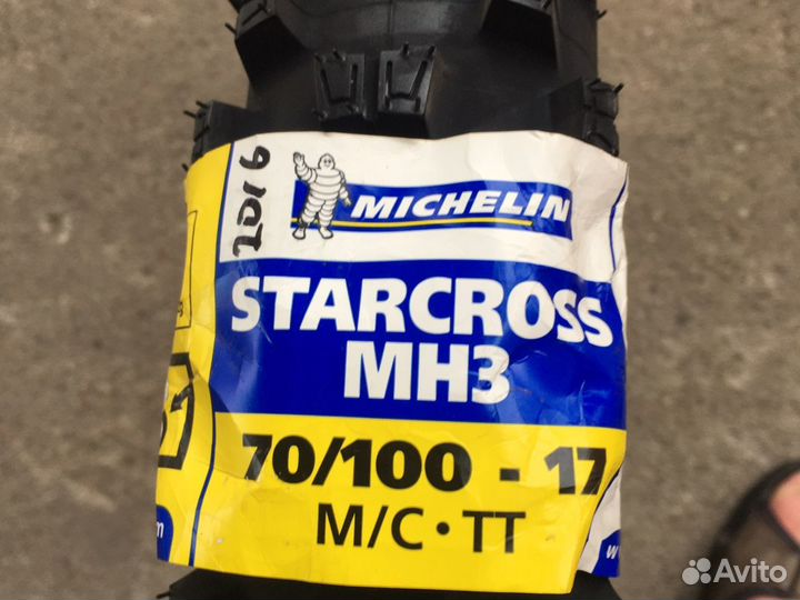 Мотошина 70 100 17 michelin starcross MH3