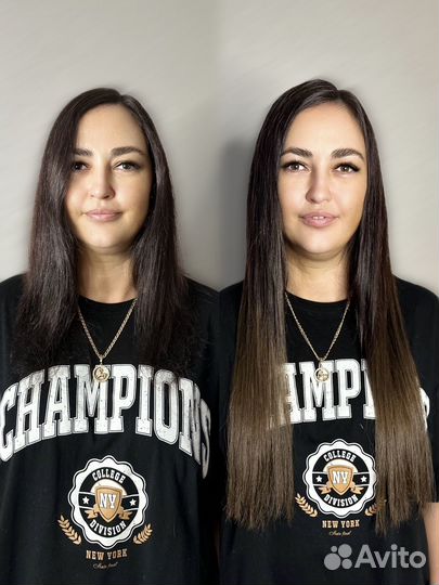 Наращивание волос,коррекция,капсуляция,снятие