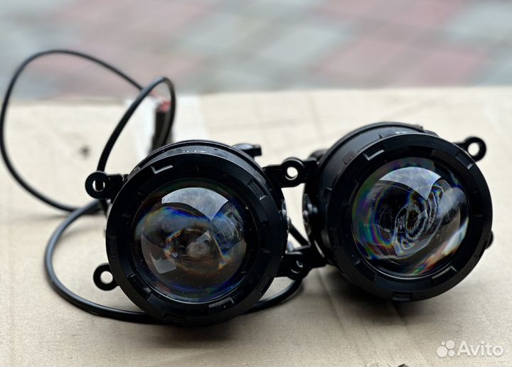 Противотуманные фары LED линза LADA Vesta