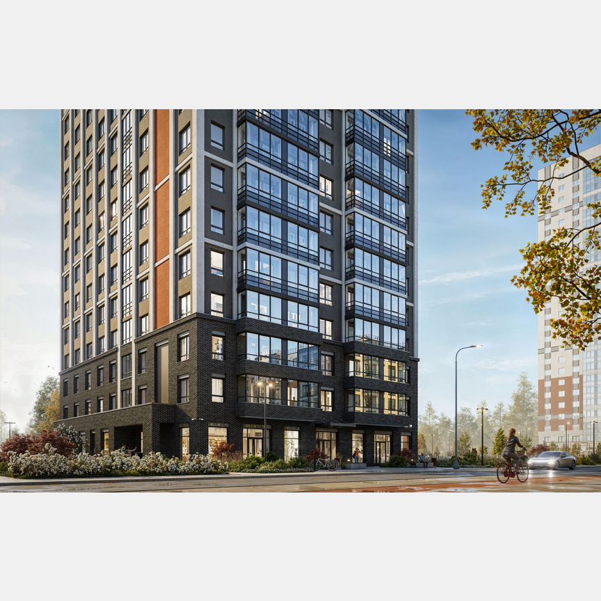 2-к. квартира, 59,5 м², 2/25 эт.