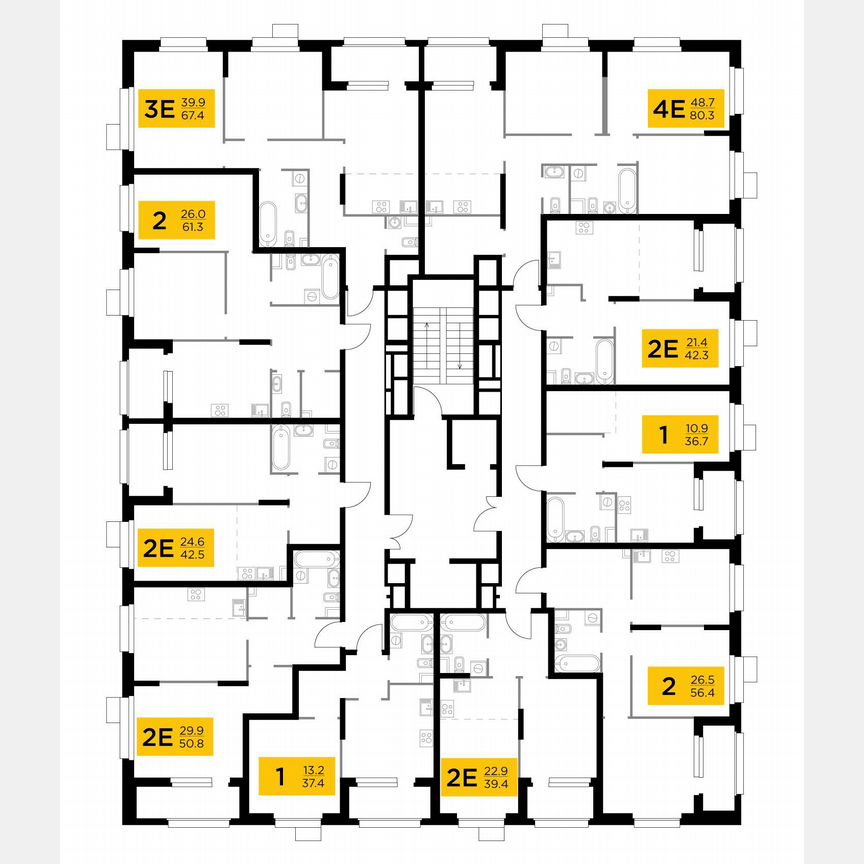 1-к. квартира, 39,4 м², 18/18 эт.