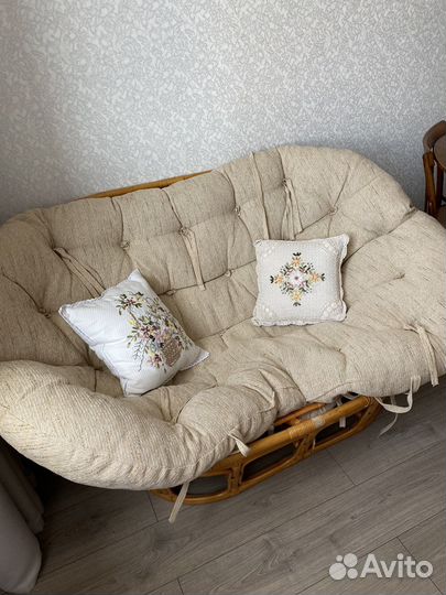 Диван плетенный