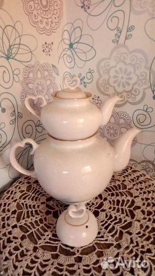 Набор чайников с позолотой СССР