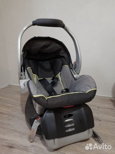 Автолюлька с базой isofix