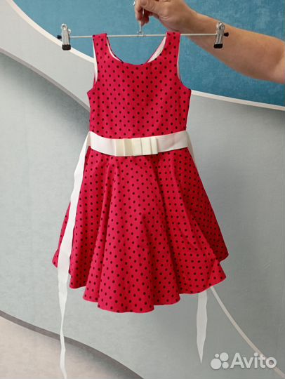 Платье для девочки hm 110 116