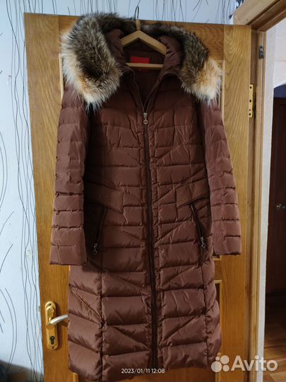 Пуховик женский длинный 48 50